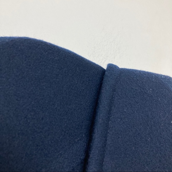 Vintage Navy Blue Wool Pea Coat - Picture 7 of 14
